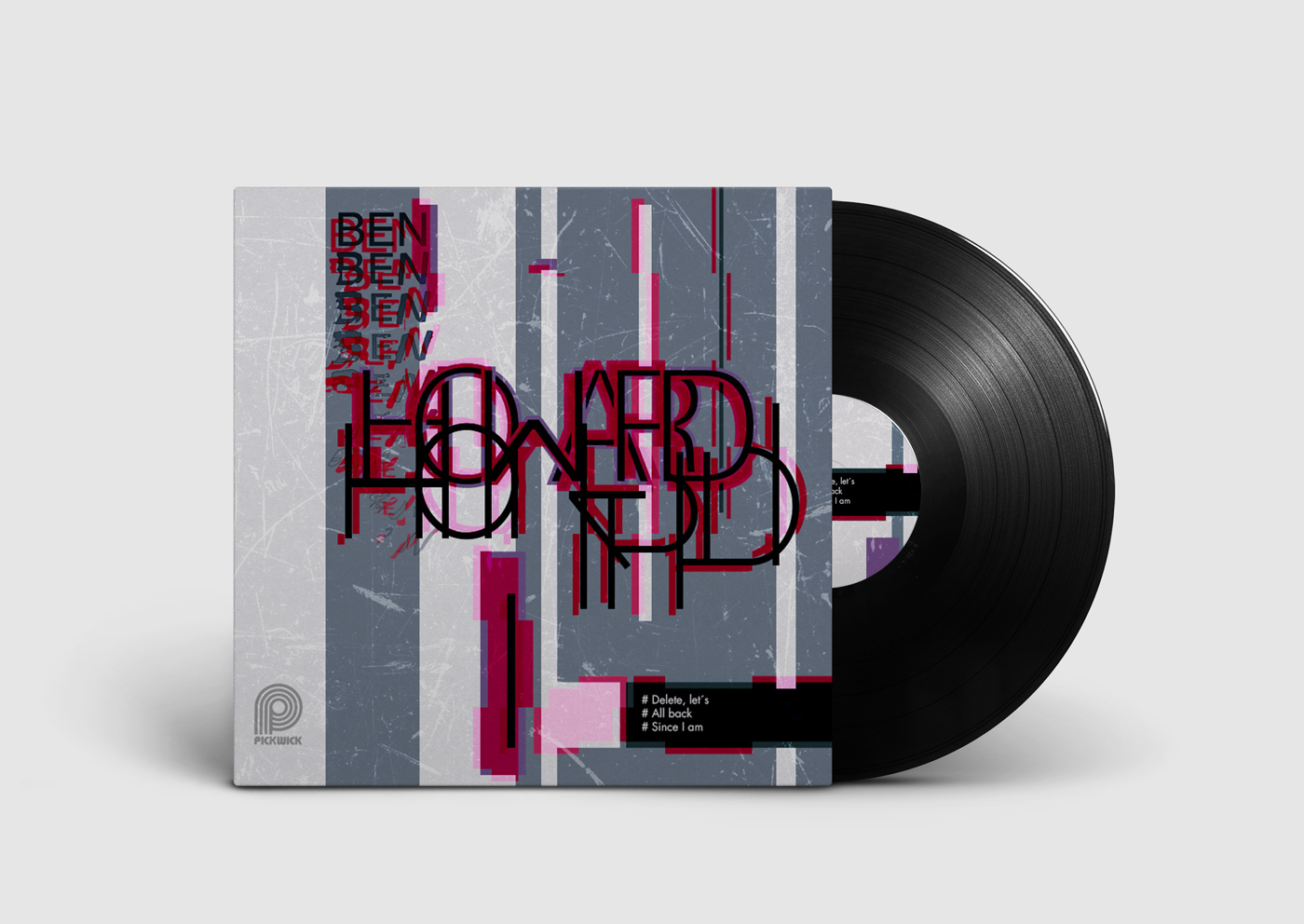 lp cover, design, mockup, lp mockup